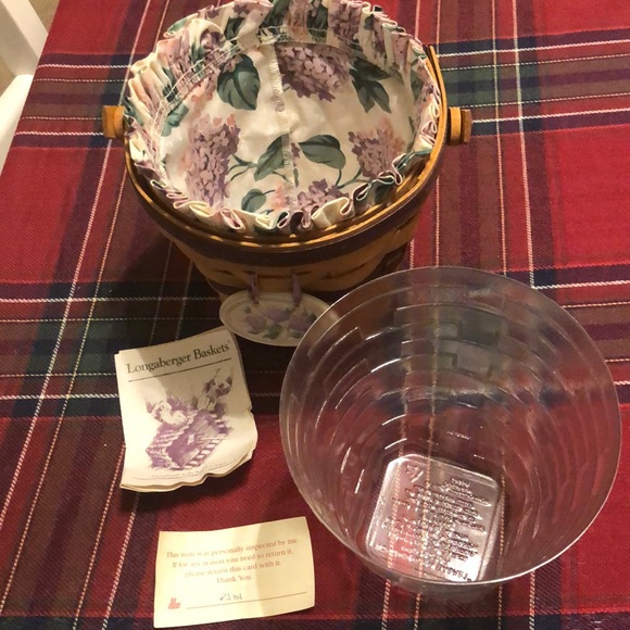 Longaberger Lilac Basket - Picture 3 of 6